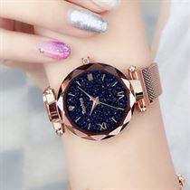 Female Clock Wristwatch Quartz Starry Magnetic Reloj Fashion Luxury Women Ladies Feminino